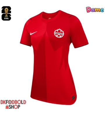 Canada Hjemmebanetrøje Dame VM 2026 Kort ærmer